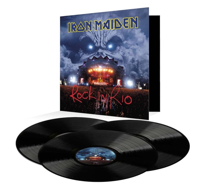 Iron Maiden LP - Rock in Rio - voor Geen - standaard