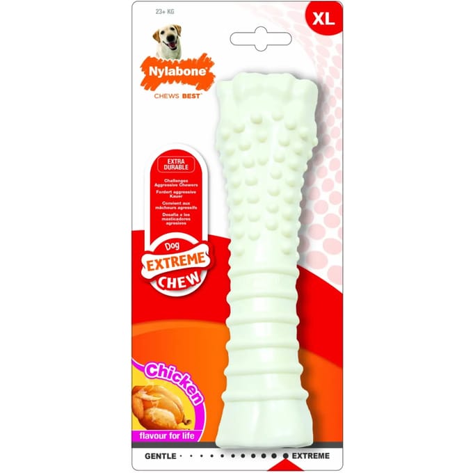 Hondenspeelgoed Nylabone Extreme Chew - Textured Chicken XL