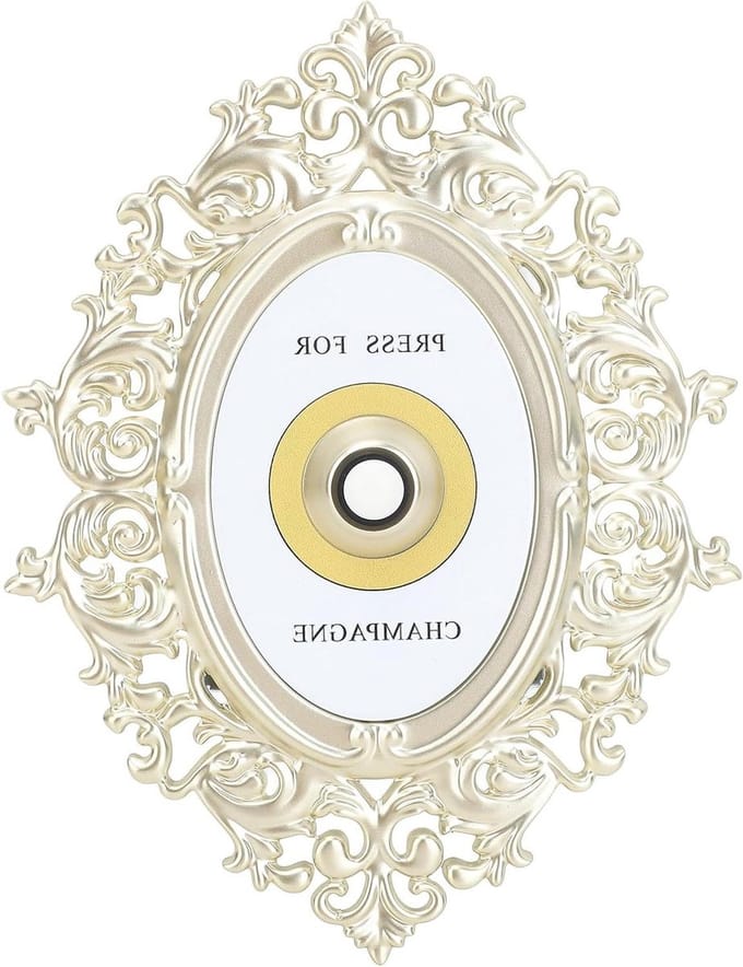 Dailygoods - Mini Champagne Deurbel met Retro Ontwerp voor Thuis