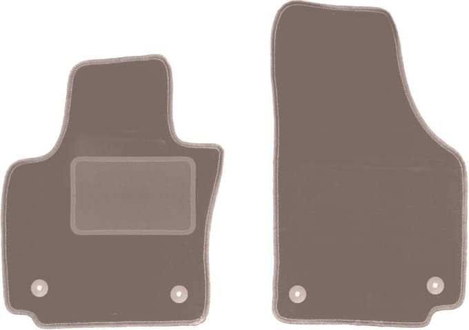 Beige voormatten voor: Seat Toledo III minivan (2004-2012)
