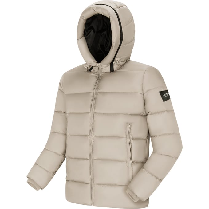 Heren Jas winter met Ballin Est. 2013 Jacket Giorgio Print - Beige - Maat L