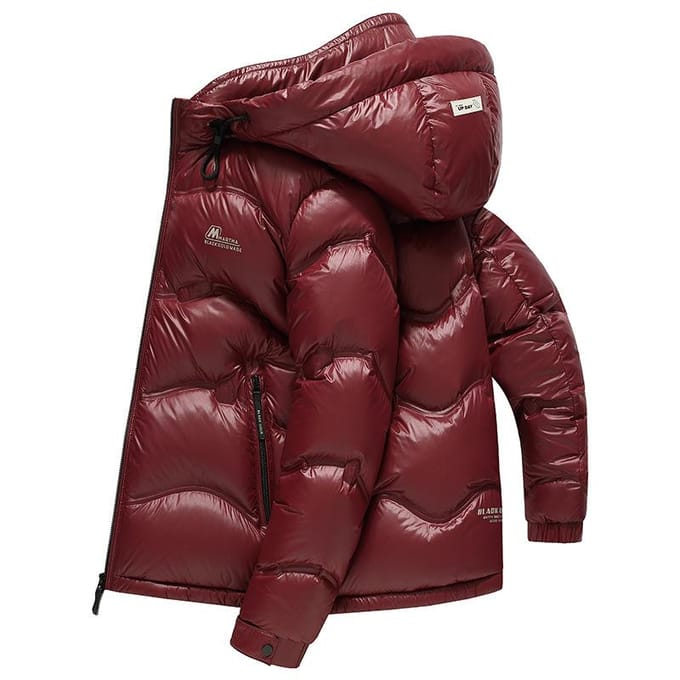 Winter Verdikte Korte Donsjas Heren Koudebestendig Casual Donsjack met Capuchon M groen