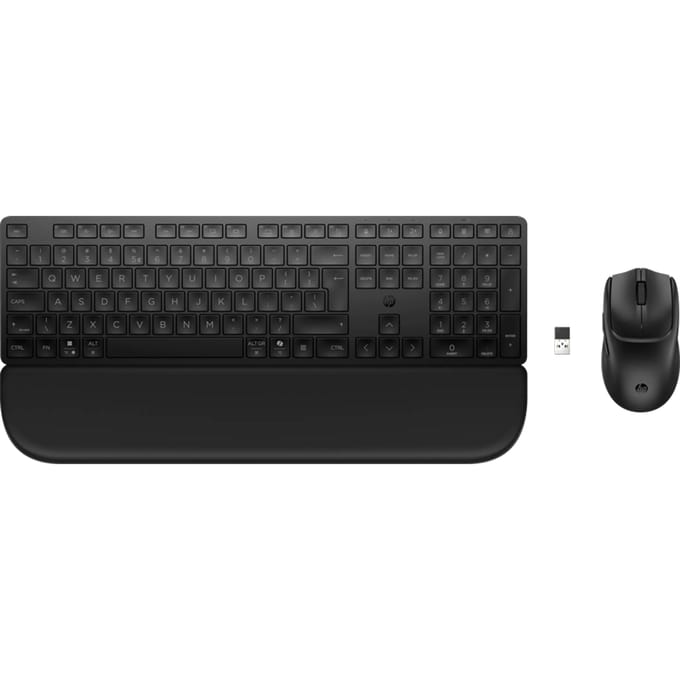 HP 580C Multi-Device Dual-Mode Toetsenbord en Muis met polssteun QWERTY