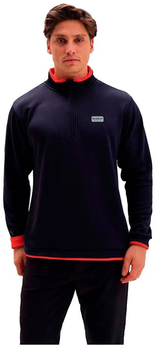 Stuburt Active Tech Fleece Met Halve Rits Blauw M Man