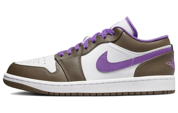 Jordan 1 Low Purple Mocha - Maat 40.5