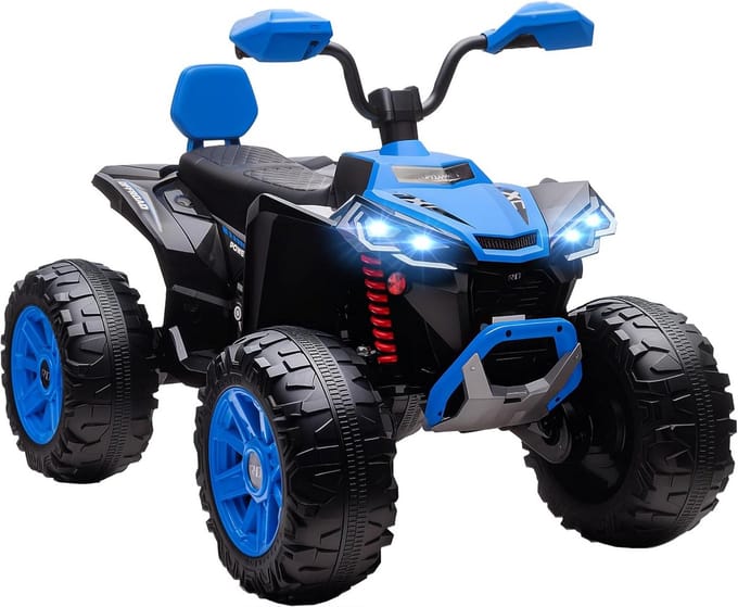 Elektrisch Kinderquad 24V met 2 zitplaatsen en vering voor kinderen