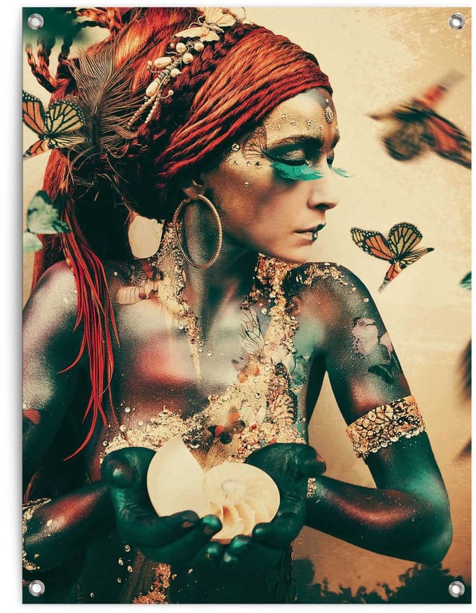 Tuinposter Jaime Ibarra - Bohemian Chic - 80 x 60 - Canvas - REINDERS