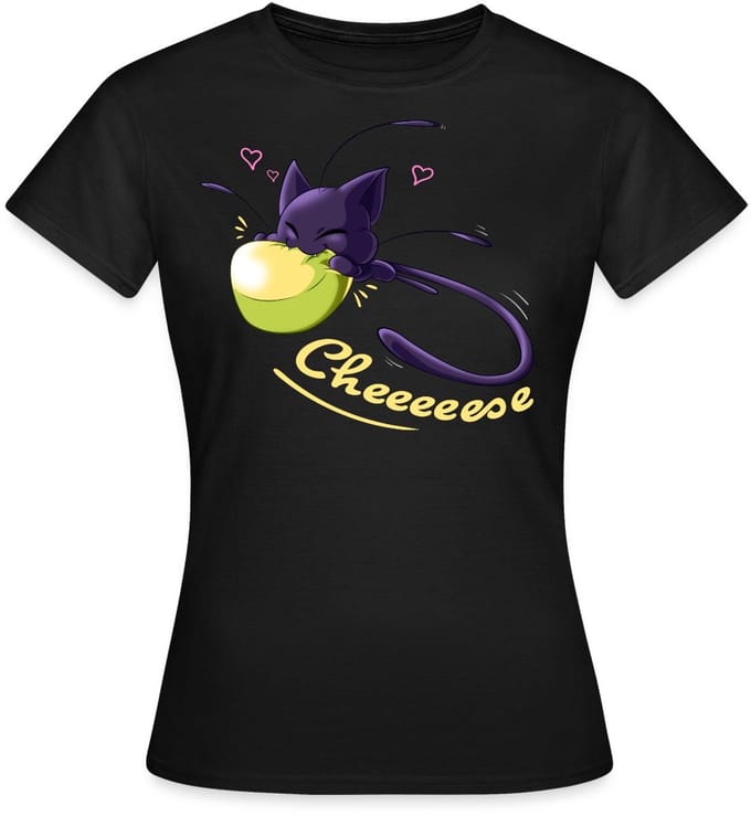 Miraculous Plagg Houdt Van Kaas Camembert T-Shirt Dames
