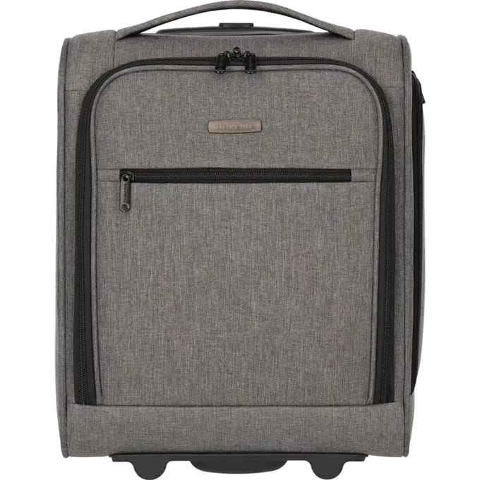 Travelite Cabin 2-wiel Underseater 43 cm 28 liter - Grey melange – Compacte underseater trolley – Van polyester – Handbagage koffers, koffers en reiskoffers