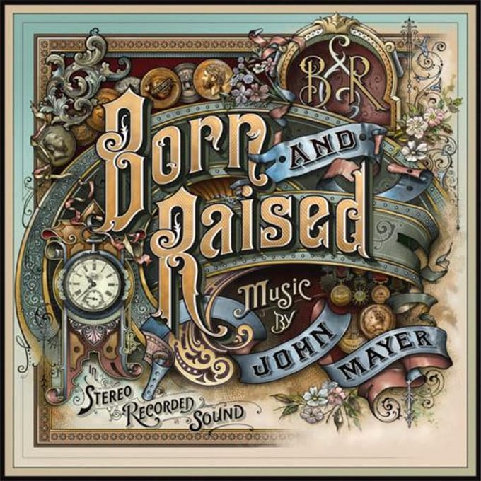 CD JOHN MAYER Born And Raised 88691976062 Columbia 2012 VS Rock Tweedehands black