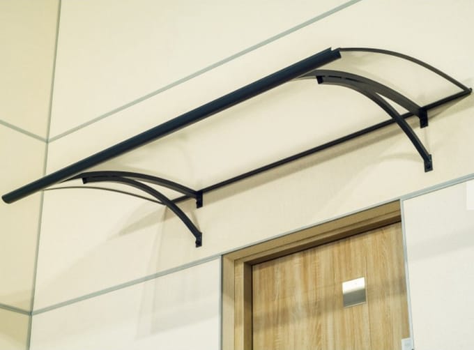 Deurluifel basic 160 x 90 cm antraciet