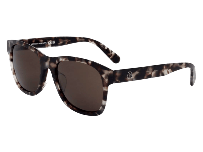 Moncler ML0192-F 55E Zonnebril - Heren - Bruin