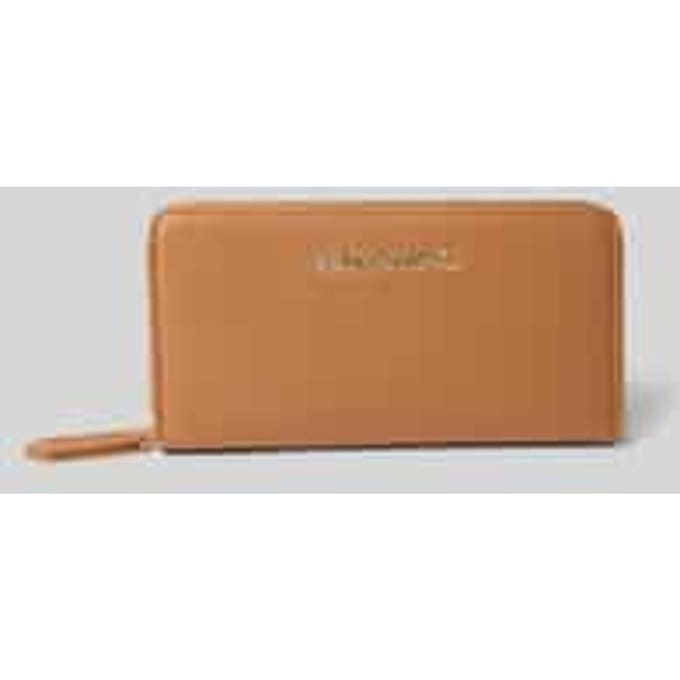 VALENTINO Portemonnee Brixton Zip Around Wallet Cuoio Lichtbruin