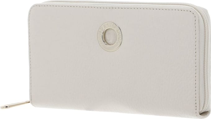 MANDARINA DUCK Portemonnee Mellow Leather Zip Around Wallet Almond Crème