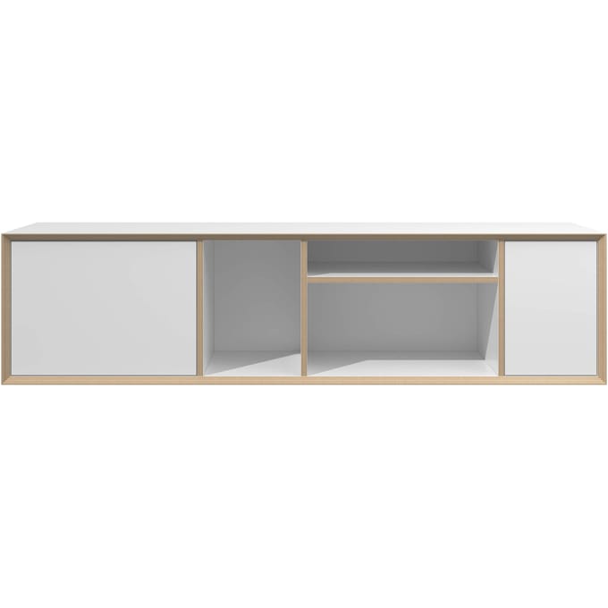 Müller Möbelwerkstätten Vertiko Wide Sideboard - CPL wit met berk - ONE