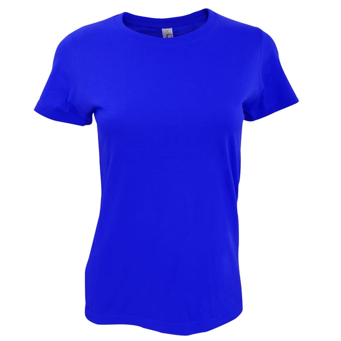 SOLS Dames/dames Imperial Heavy Short Sleeve T-Shirt (Denim)