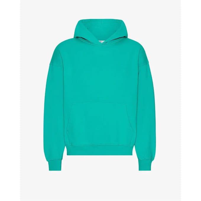 Oversized sweatshirt met capuchon Colorful Standard Tropical Sea