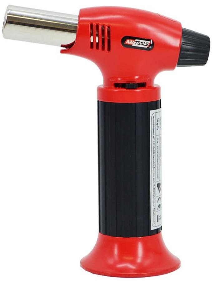 Awtools AW13830 - Gasbrander 360° - Piezo - Aluminium - Ergonomisch