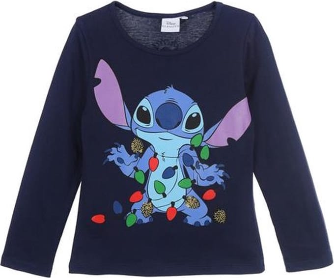 Disney Stitch - longsleeve shirt Stitch - kerst - maat 104