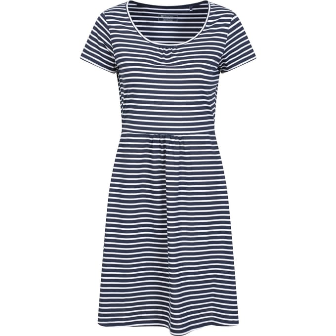 Mountain Warehouse Dames/Dames Essentials Lora Stripe Skater Dress (Blauw)