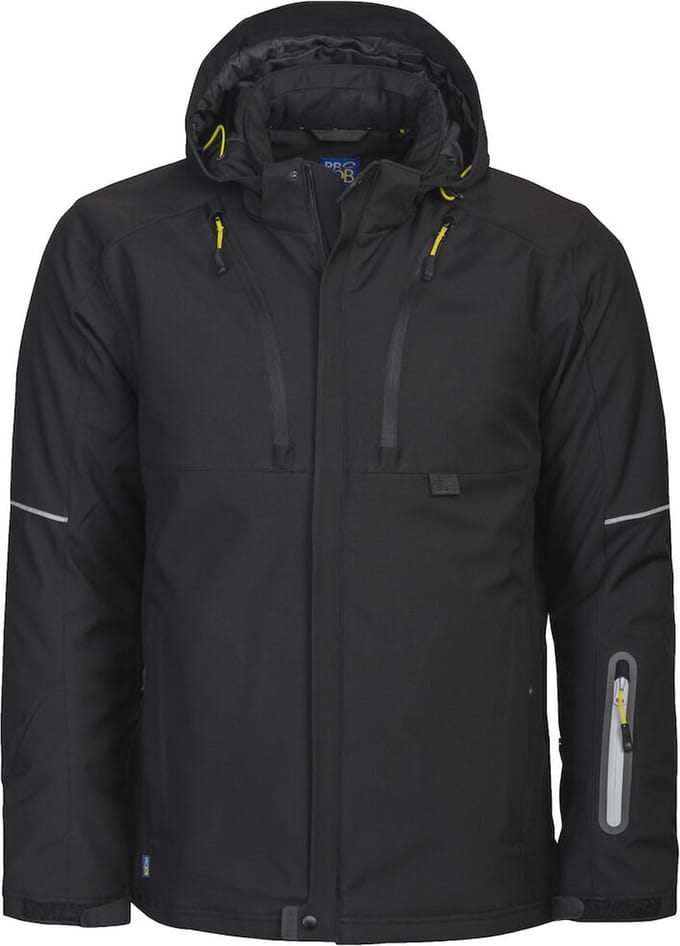 ProJob 3407 GEVOERDE SOFTSHELL JAS 643407 - Zwart - 4XL