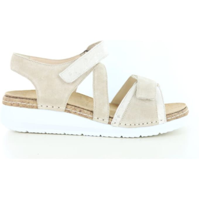 Durea Sandaal 7431 038 2100 Platin Licht Taupe Wijdte K