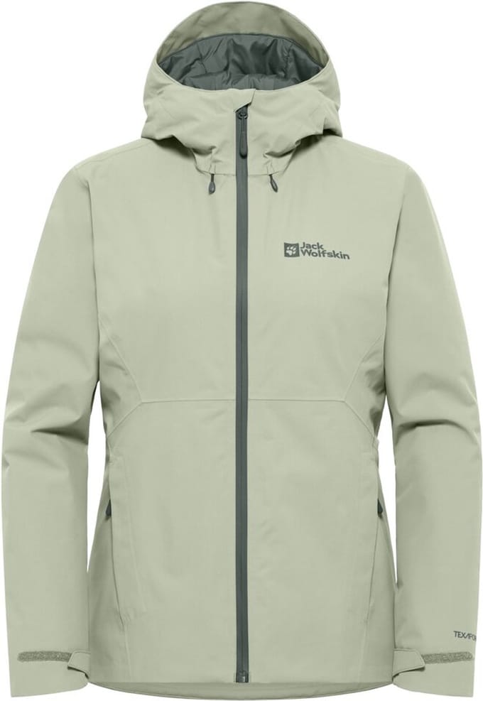 Jack Wolfskin Wisper Insulated Jacket Women - Winterjas - Dames - Mint Leaf - Maat XL