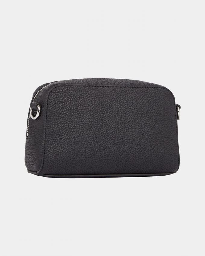 Tommy Hilfiger Dames Schoudertas / Crossbody tas - TH Emblem - Zwart
