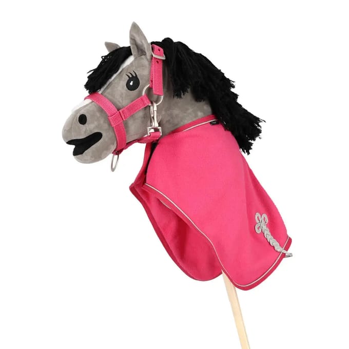 QHP - Fleecedeken Hobby Horse - Fuchsia