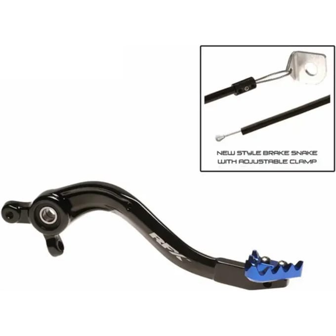 Achterste rempedaal hard geanodiseerd RFX Pro ST