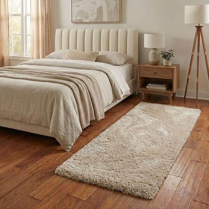 NATURL. Wasbare loper - Blaze Beige - 80x300cm
