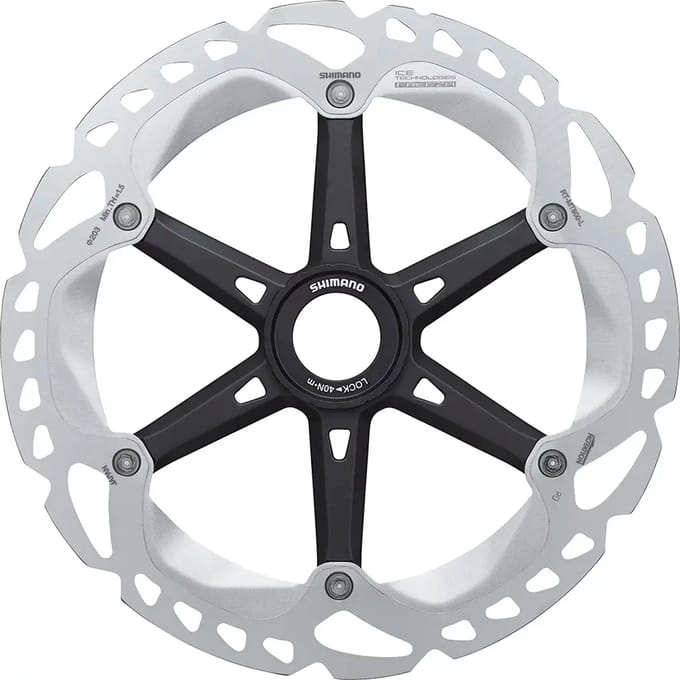 Remschijf met borgring externe spline Shimano RT-MT800 Center Lock Ice Technoligies Freeza