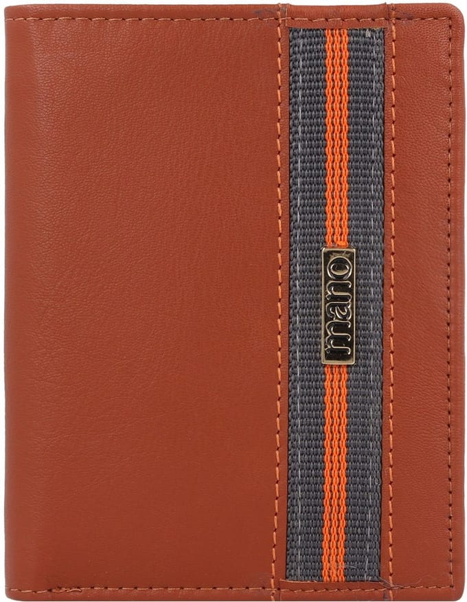 mano Don Leonardo Portemonnee RFID Leer 12,5 cm - Jongens - Staand formaat - cognac