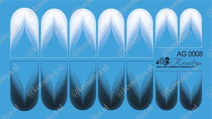 Korneliya Airbrush Waterdecal AG 0008 combi