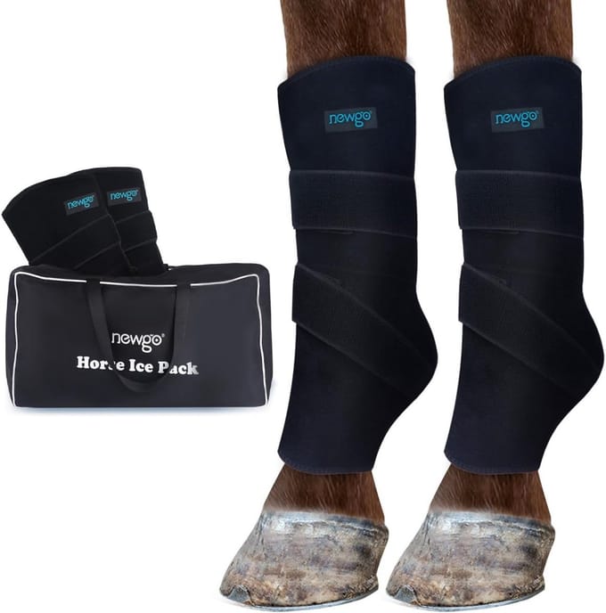 Herbruikbare Koellabels voor Paardenbenen en Hoefkoeling bij Blessures