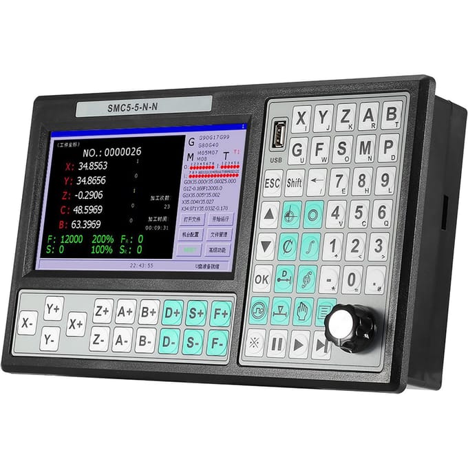 CNC 5-assige Offline Bewegingscontroller Vervangt MACH3 500KHz USB Bewegingscontroller
