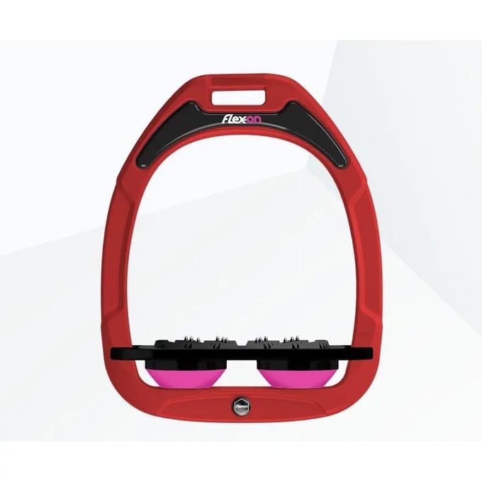 Platte Ultragreep Slenken Rood/Zwart/Roze Flex-On Green Composite