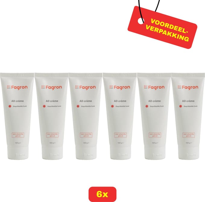 Fagron AD creme - 6x100 gram voordeelverpakking