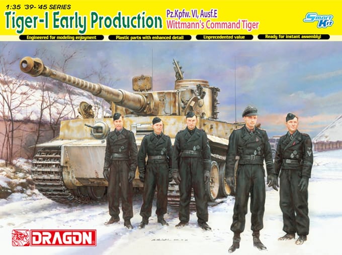 Dragon Modelbouwpakket Militaire voertuigen - Tiger I - Schaal 1:35 - 6730