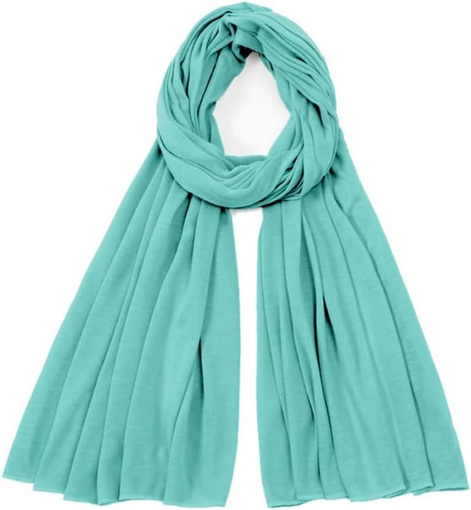 Dames Sjaal Zacht Effen Stola Viscose Groot 68x170cm