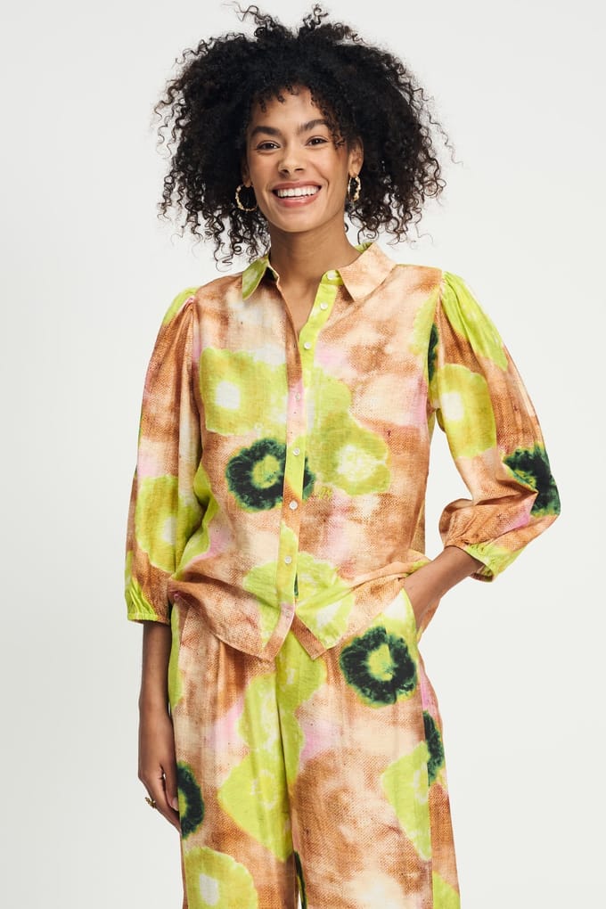 POM Amsterdam Blouse - Summer Bliss Lime Green Taglia: 38 | Magliette intime Outlet | Donna | Verde