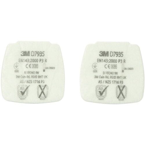 3M Secure Click Partikel-Einlegefilter D7935 P3 R Partikelfilter 4 stuk(s)