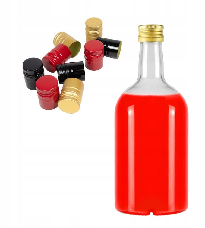 Bimberek Blanka Serie - Glazen Fles - 0,5L - Schoonheid - Zakschroef