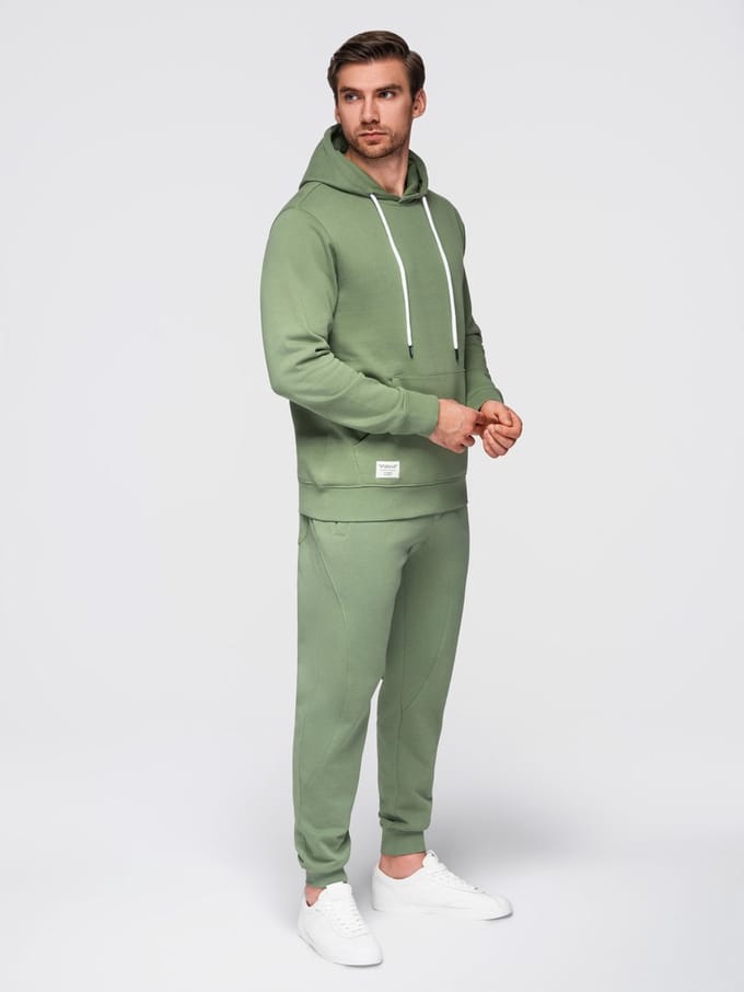 OMBRE Set - Katoen - Lange Mouw - Effen Groen M