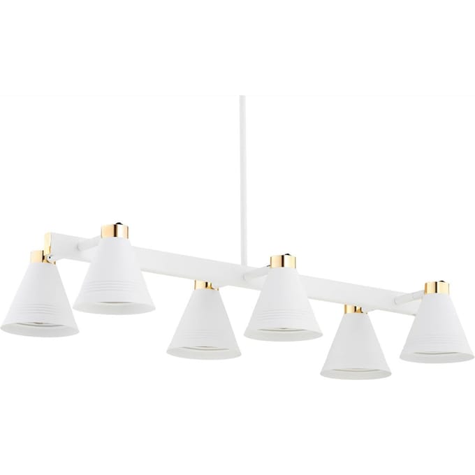 Euluna Hanglamp Avenidos, 6-lamps, wit