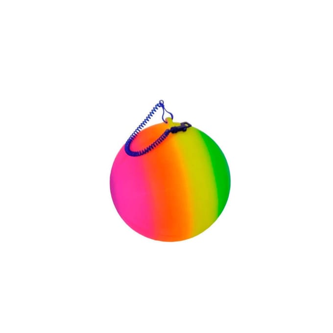 Gametime bal rainbow aan koord 21cm