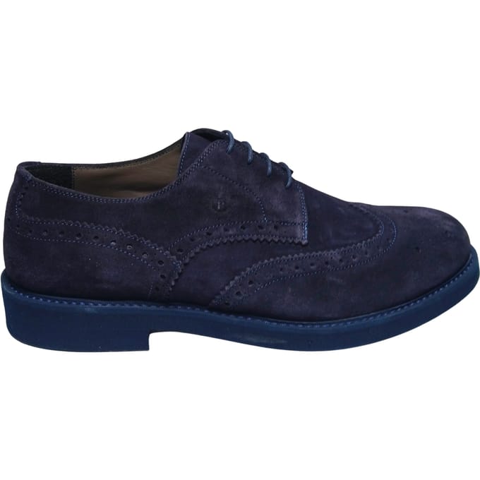 pb10323G9ecam750 Pollini Men Suede Blue