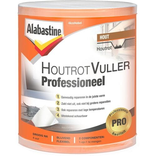 Alabastine - Houtrotvuller Professioneel - Naturel - 330 G