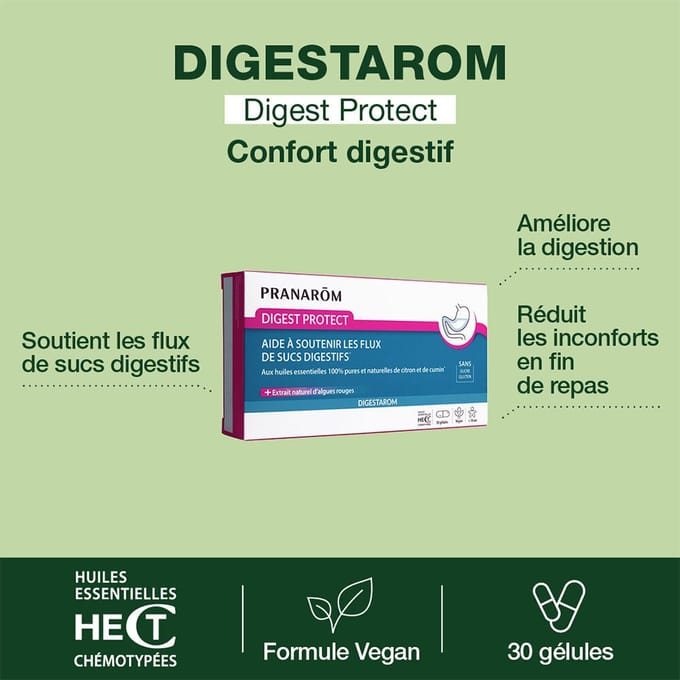 Pranarom Digestarom Digest Protect Caps 30