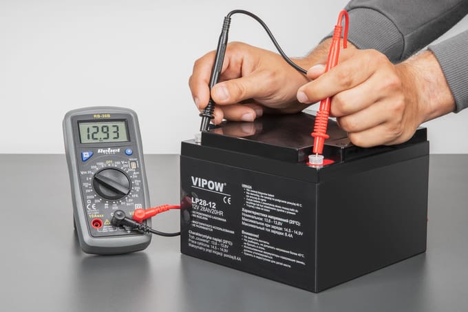 Vipow - Gelaccu - 12V - 75Ah - Onderhoudsvrij